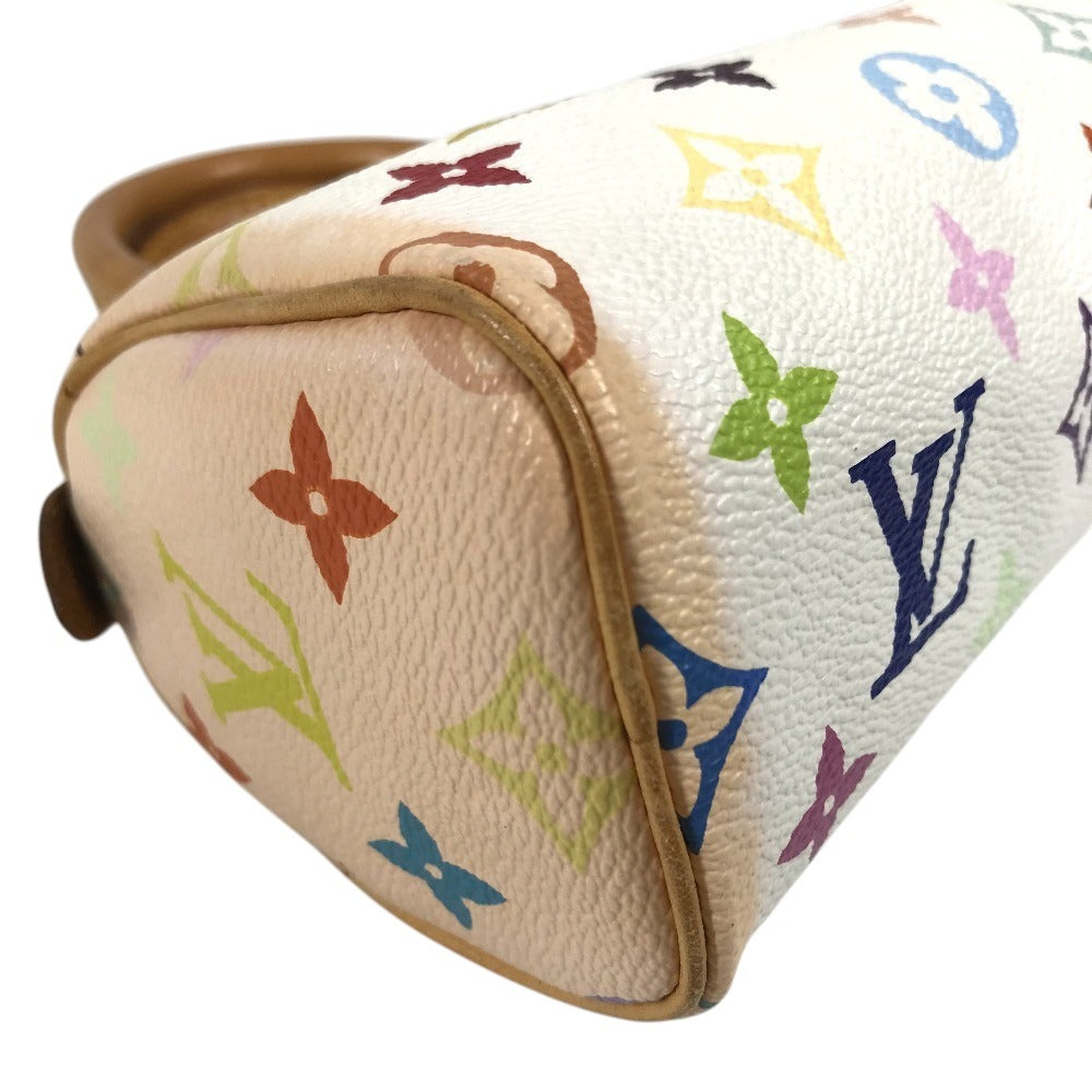 LOUIS VUITTON M92645 モノグラムマルチカラー ミニスピーディ ミニミニボストンバッグ カバン ハンドバッグ モノグラムマルチカラーキャンバス レディース ブロン ホワイト