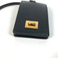 BALENCIAGA 8196402 Rodeo Luggage Tag Key Holder charm Bag Charm Black/Gold Used