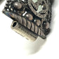 GUCCI 不明 Flower bangle Interlocking G Stone Bijoux Bracelet Accessories Jewelry Bangle SV925 Silver/Green Used