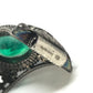 GUCCI 不明 Flower bangle Interlocking G Stone Bijoux Bracelet Accessories Jewelry Bangle SV925 Silver/Green Used