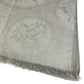 HERMES Stole/Shawl New Libris New Libris Shawl Fringe Scarf Stole/Shawl Cashmere / silk gray Used