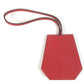 HERMES 2024 Year Gift Clochette Bag Charm Key Holder charm Leather Red Used