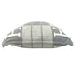 HERMES Square square Cushion "Avalon III" PM interior pillow pillow cushion Wool / Cashmere gray Used