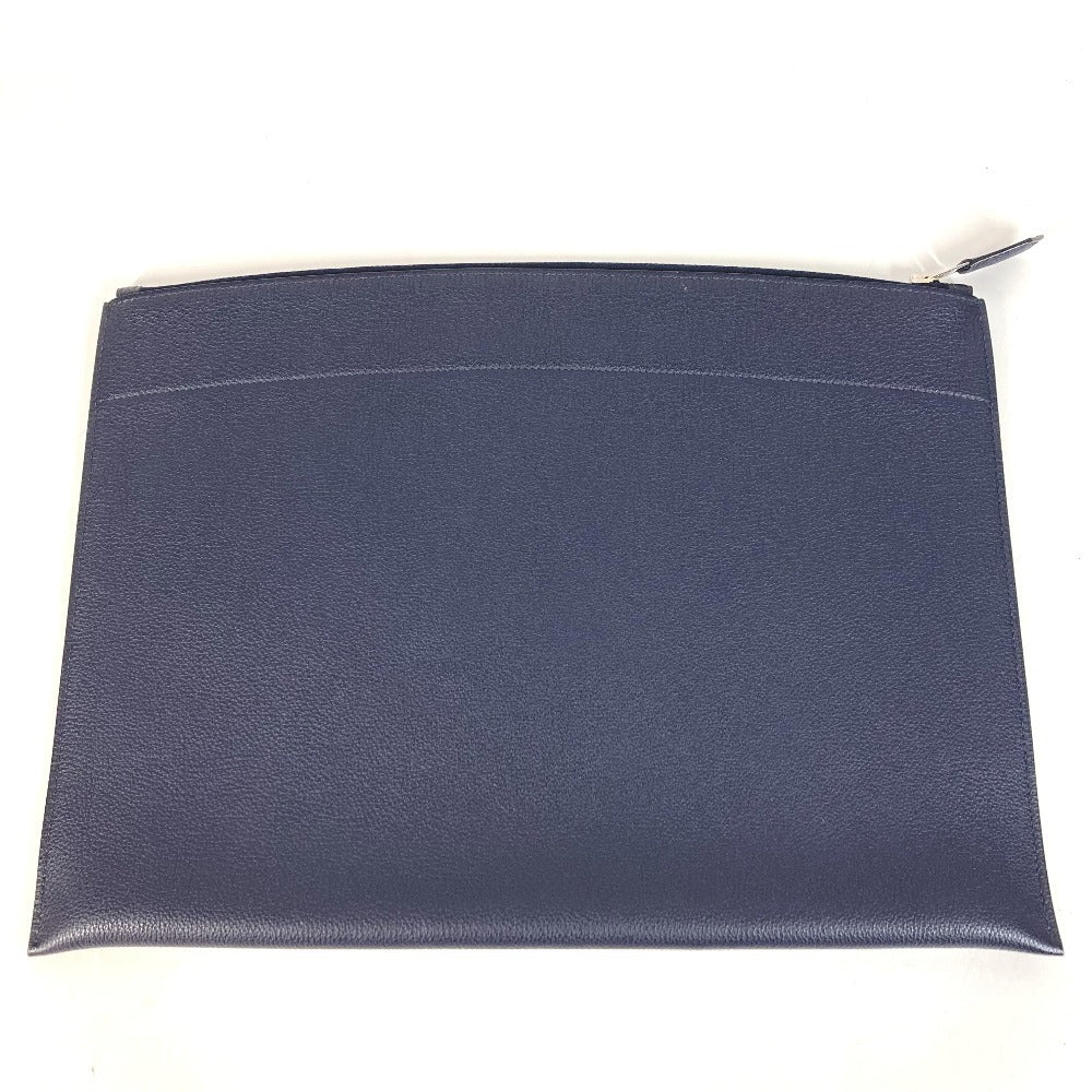 HERMES Pochette Bazaar GM Pochette Bazaar GM Cluch Bag Bag Pouch Clutch bag Togo Blue Nuit Used