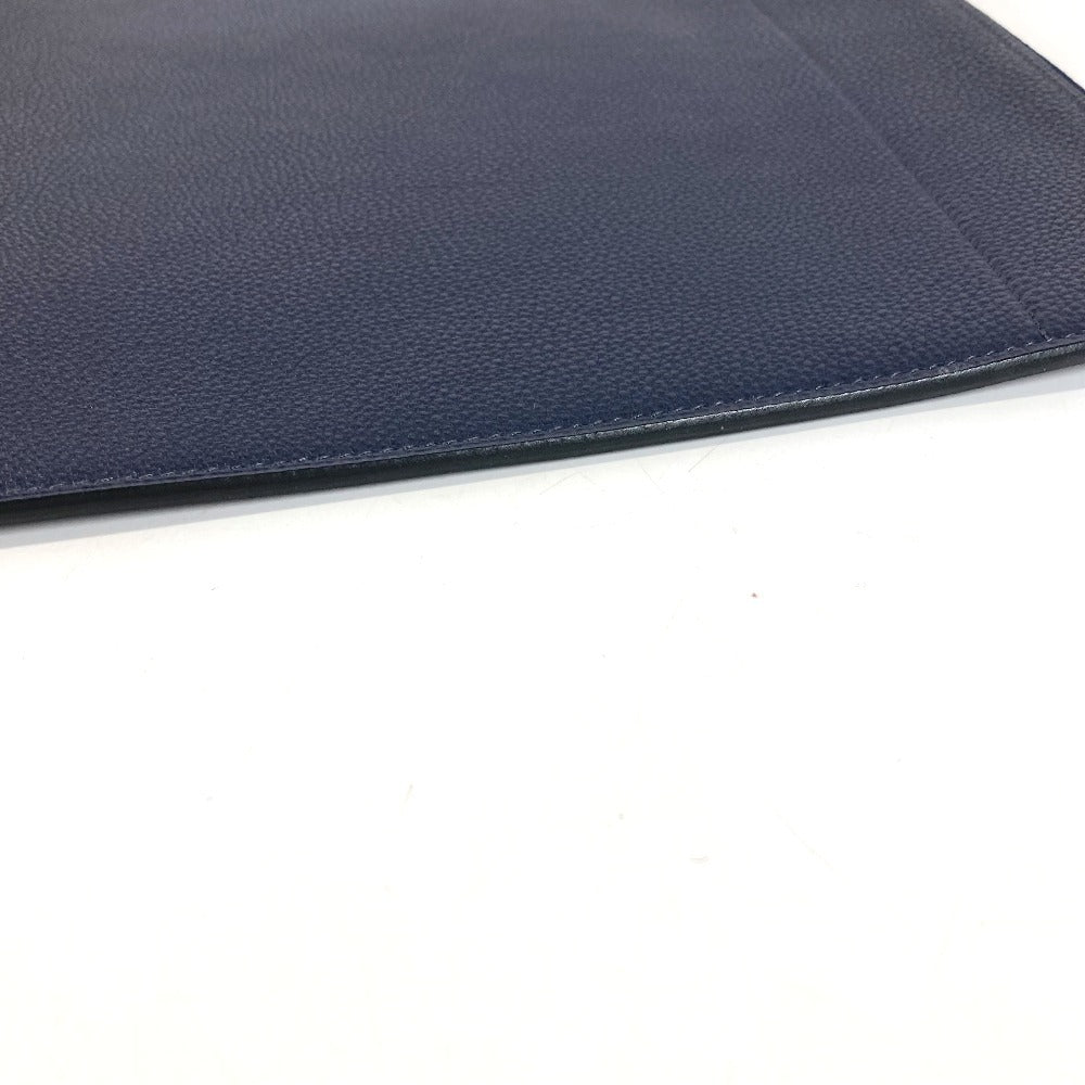 HERMES Pochette Bazaar GM Pochette Bazaar GM Cluch Bag Bag Pouch Clutch bag Togo Blue Nuit Used