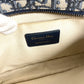 Dior S5700CTZQ Oblique logo all-over pattern Cluch Bag, Bag, Pouch, DHardware Clutch bag Leather/Canvas Navy Used