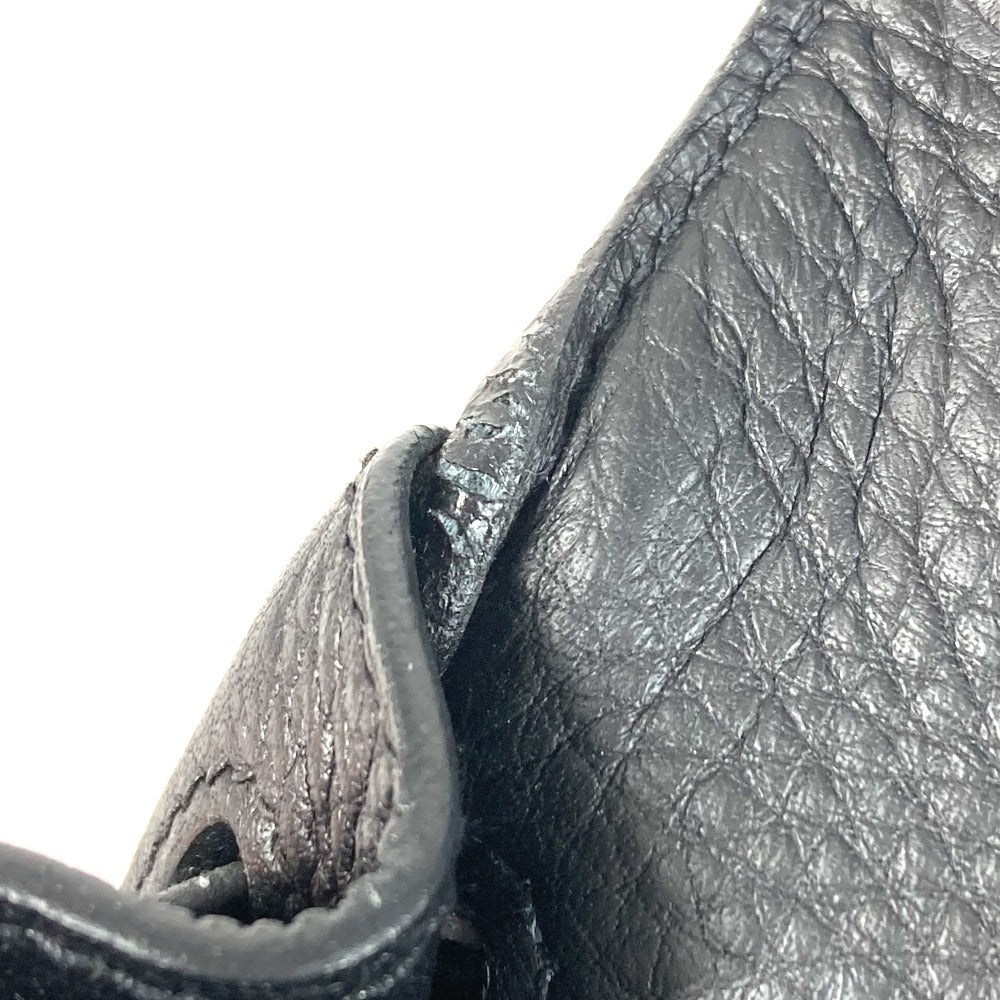 HERMES Kelly28 Kelly 28 2WAY bag Shoulder Bag Hand Bag Taurillon Clemence Black/SilverHardware Used
