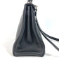 HERMES Kelly28 Kelly 28 2WAY bag Shoulder Bag Hand Bag Taurillon Clemence Black/SilverHardware Used