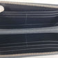 Salvatore Ferragamo Gancini logo Long wallet Zip Around Long Wallet Leather Black/Silver Used