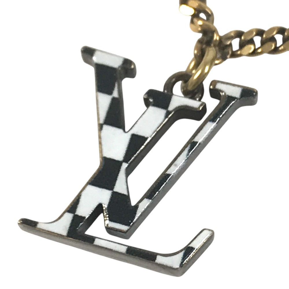 LOUIS VUITTON MP2928 Accessories Chain Necklace LV Animals Pendant Zoom-kun ZOOM LV Dragon Necklace Metal Multicolore Used