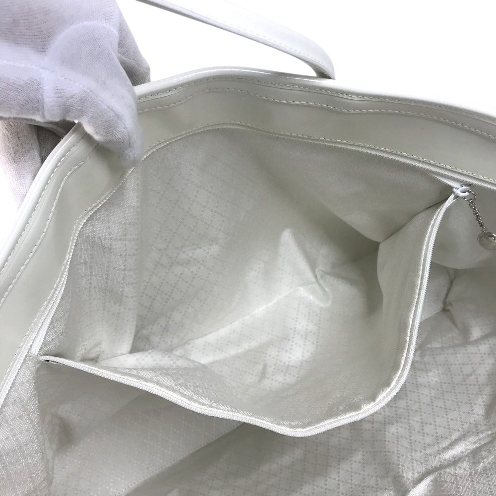 GUCCI 002 2123 Duffle Bag Tote Bag Shoulder Bag Shoulder Bag Nylon Canvas / Leather White Used