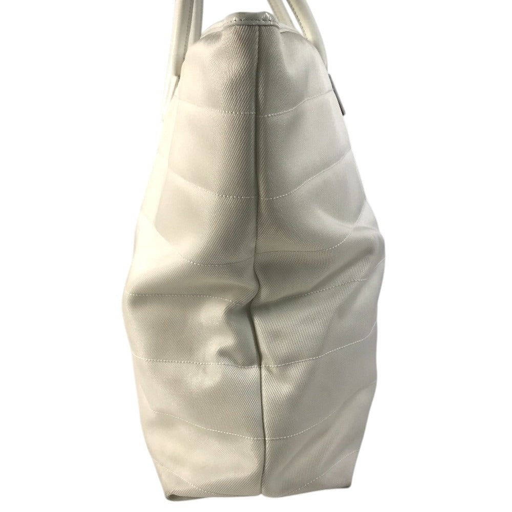 GUCCI 002 2123 Duffle Bag Tote Bag Shoulder Bag Shoulder Bag Nylon Canvas / Leather White Used