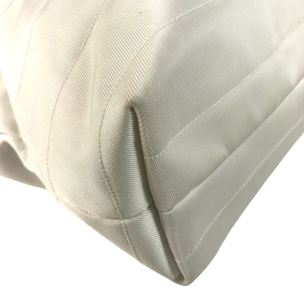 GUCCI 002 2123 Duffle Bag Tote Bag Shoulder Bag Shoulder Bag Nylon Canvas / Leather White Used