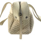 CHANEL logo Hand Bag Shoulder Bag Leather/Canvas Beige/IvoryBased Used