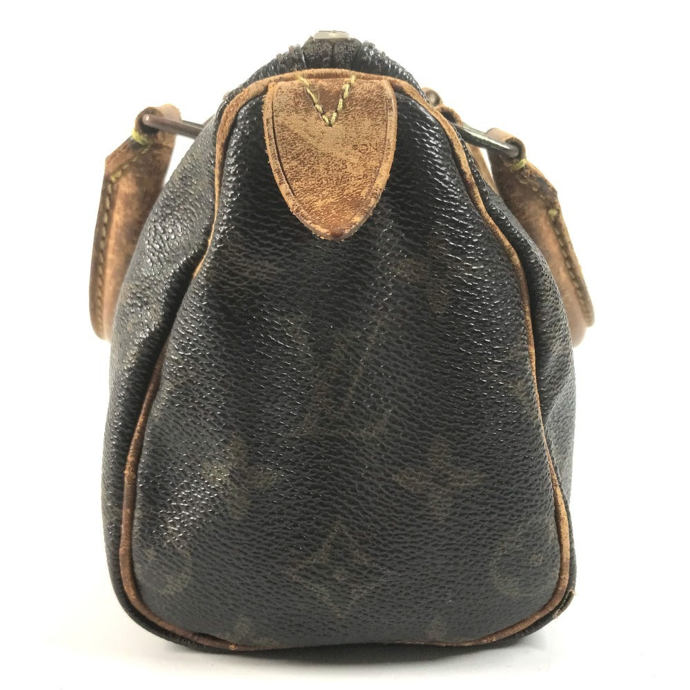 LOUIS VUITTON M41534 Monogram Mini Speedy Bag Mini Duffle Bag Pouch Hand Bag MonogramCanvas Brown Used