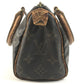 LOUIS VUITTON M41534 Monogram Mini Speedy Bag Mini Duffle Bag Pouch Hand Bag MonogramCanvas Brown Used