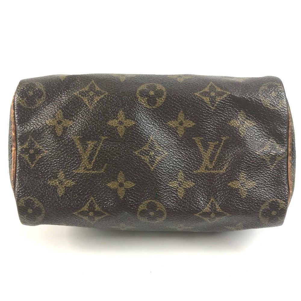 LOUIS VUITTON M41534 Monogram Mini Speedy Bag Mini Duffle Bag Pouch Hand Bag MonogramCanvas Brown Used
