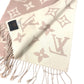LOUIS VUITTON M76966 charpes Simply LVMonogram fringe Scarf wool pink Used