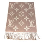 LOUIS VUITTON M76966 charpes Simply LVMonogram fringe Scarf wool pink Used