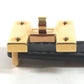 HERMES Thin belt Mini H Kelly Belt Leather belt belt Epsom / Swift Black/GoldHardware Used