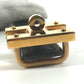 HERMES Thin belt Mini H Kelly Belt Leather belt belt Epsom / Swift Black/GoldHardware Used