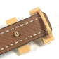 HERMES Thin belt Mini H Kelly Belt Leather belt belt Epsom / Swift Black/GoldHardware Used