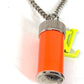 LOUIS VUITTON MP2143 Accessories Chain Necklace Collier LV Fluo Collier LV Fluo Neon color Necklace Metal yellow/Orange Used