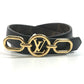 LOUIS VUITTON M0510X Monogram LV Circle Prime 20mm Reversible Belt Thin belt, belt for bottoms, buckle belt MonogramCanvas Brown/Black Used