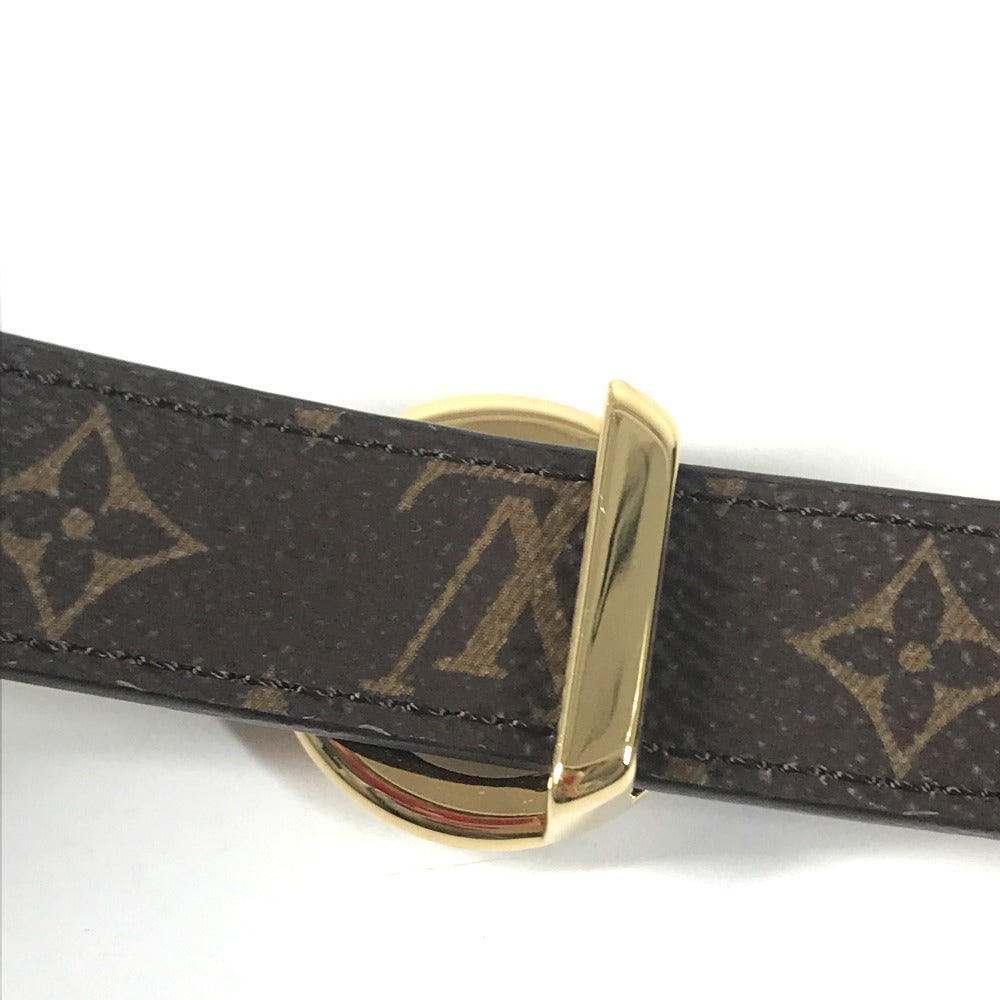 LOUIS VUITTON M0510X Monogram LV Circle Prime 20mm Reversible Belt Thin belt, belt for bottoms, buckle belt MonogramCanvas Brown/Black Used