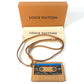 LOUIS VUITTON Monogram Porte Cult LV Tape Cassette Tape Wallet coin purse Coin Compartment Business card holder L-shaped zipper Card Case MonogramCanvas Brown Used