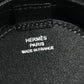 HERMES Villandry Micro Crossbody Chain Bag, Pochette Mini Necklace, Mirror Shoulder Bag Swift Black/SilverHardware Used