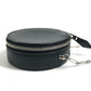 HERMES Villandry Micro Crossbody Chain Bag, Pochette Mini Necklace, Mirror Shoulder Bag Swift Black/SilverHardware Used
