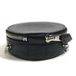 HERMES Villandry Micro Crossbody Chain Bag, Pochette Mini Necklace, Mirror Shoulder Bag Swift Black/SilverHardware Used