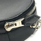 HERMES Villandry Micro Crossbody Chain Bag, Pochette Mini Necklace, Mirror Shoulder Bag Swift Black/SilverHardware Used