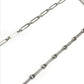 HERMES Villandry Micro Crossbody Chain Bag, Pochette Mini Necklace, Mirror Shoulder Bag Swift Black/SilverHardware Used