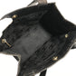 CHANEL vintage Punched logo Camellia flower Shoulder bag, Tote bag, Hand bag Shoulder Bag Patent Leather Black Used