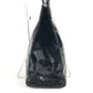 CHANEL vintage Punched logo Camellia flower Shoulder bag, Tote bag, Hand bag Shoulder Bag Patent Leather Black Used
