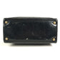 CHANEL vintage Punched logo Camellia flower Shoulder bag, Tote bag, Hand bag Shoulder Bag Patent Leather Black Used