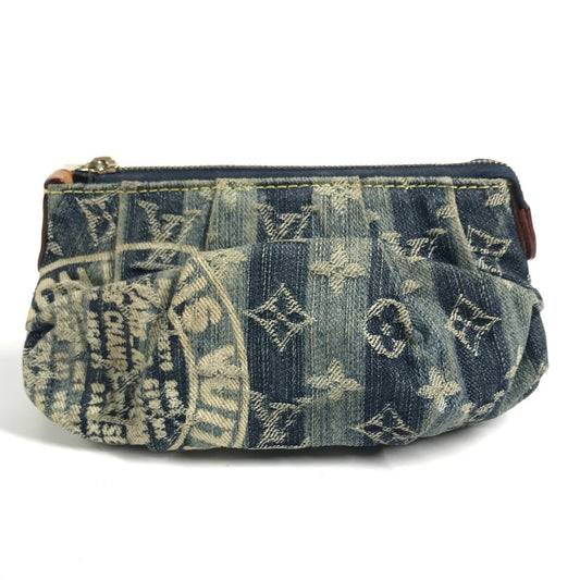 LOUIS VUITTON M95335 MonogramDenim Trousse Leie Makeup pouch Cosmetics Pouch Multi pouch Pouch MonogramDenim blue Used