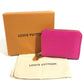 LOUIS VUITTON Ｍ14144 Japan limited Epi Takashi Murakami LV × TM zip-around coin purse Wallet Coin Compartment Zip Around coin purse Epi Leather Cute Pink pink Used