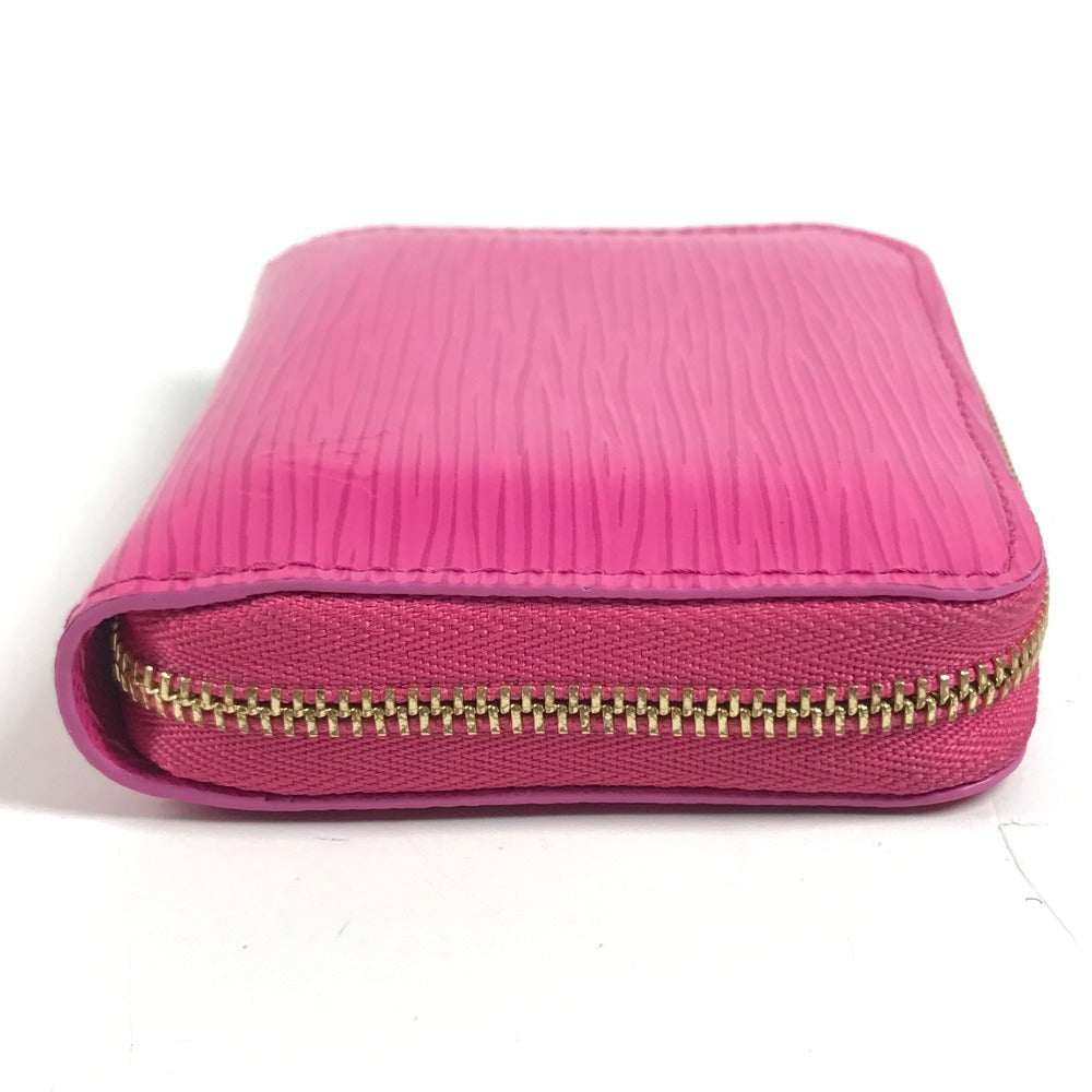 LOUIS VUITTON Ｍ14144 Japan limited Epi Takashi Murakami LV × TM zip-around coin purse Wallet Coin Compartment Zip Around coin purse Epi Leather Cute Pink pink Used