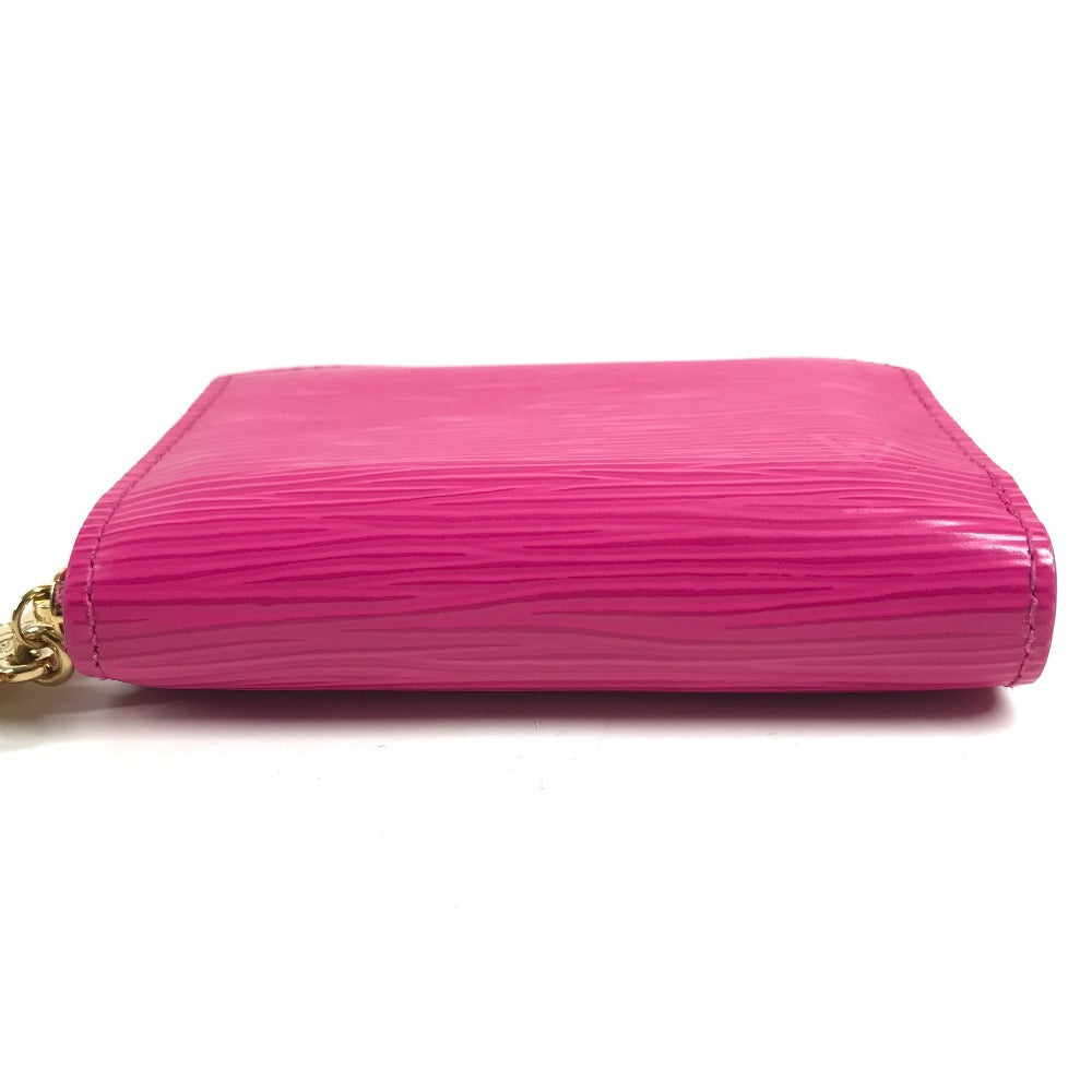 LOUIS VUITTON Ｍ14144 Japan limited Epi Takashi Murakami LV × TM zip-around coin purse Wallet Coin Compartment Zip Around coin purse Epi Leather Cute Pink pink Used