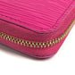 LOUIS VUITTON Ｍ14144 Japan limited Epi Takashi Murakami LV × TM zip-around coin purse Wallet Coin Compartment Zip Around coin purse Epi Leather Cute Pink pink Used