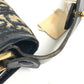 Dior vintage Trotter Logo CD Shoulder bag, flap bag, hand bag Shoulder Bag Leather/Canvas Navy Used