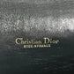 Dior vintage Trotter Logo CD Shoulder bag, flap bag, hand bag Shoulder Bag Leather/Canvas Navy Used