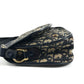 Dior vintage Trotter Logo CD Shoulder bag, flap bag, hand bag Shoulder Bag Leather/Canvas Navy Used