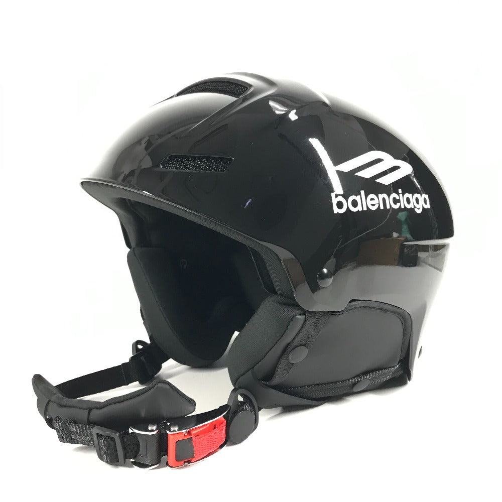 BALENCIAGA 777477 Snow, snowboarding, skiing Logo Briko Skiwear helmet Black Used