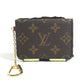 LOUIS VUITTON M25732 Monogram Grace Coddington Cat Pouch purse Pouch purse Wallet, Bi-fold, Chain Key Holder, Key Case Card Case MonogramCanvas Brown Used