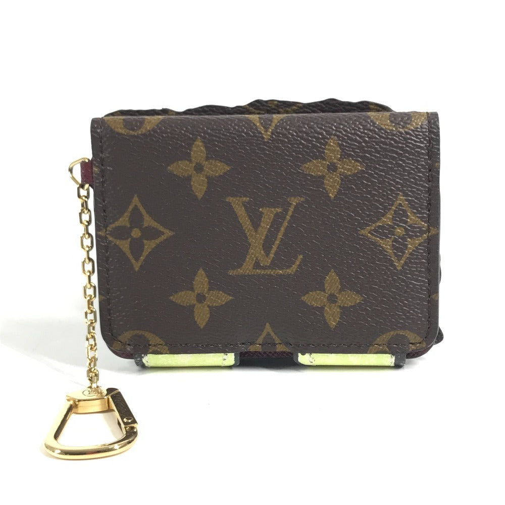 LOUIS VUITTON M25732 Monogram Grace Coddington Cat Pouch purse Pouch purse Wallet, Bi-fold, Chain Key Holder, Key Case Card Case MonogramCanvas Brown Used