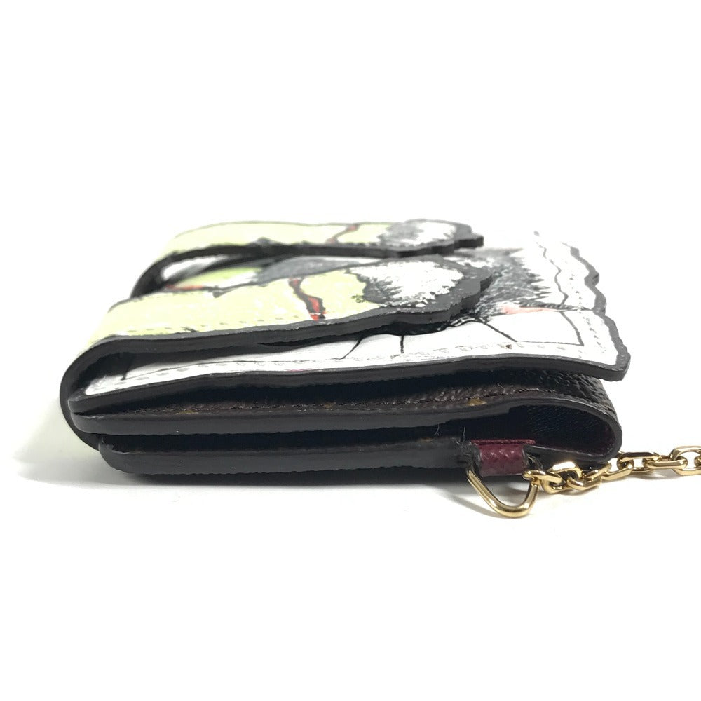 LOUIS VUITTON M25732 Monogram Grace Coddington Cat Pouch purse Pouch purse Wallet, Bi-fold, Chain Key Holder, Key Case Card Case MonogramCanvas Brown Used